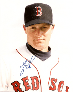 AUTOGRAPHED GREG BLOSSER Boston Red Sox photo