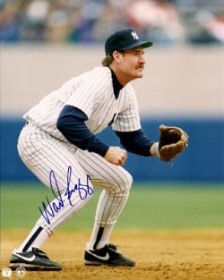 Autographed WADE BOGGS 8x10 New York Yankees Photo