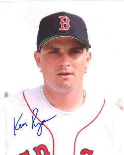 AUTOGRAPHED SIGNED photo KEN RYAN Boston Red Sox