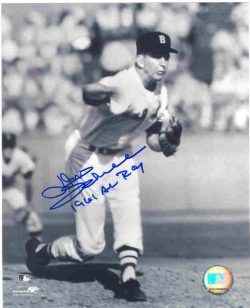 AUTOGRAPHED DON SCHWALL 8x10 Boston Red Sox Photo