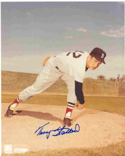 AUTOGRAPHED SIGNED photo TRACY STALLARD Boston Red Sox