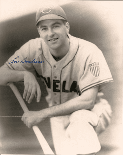 Autographed LOU BOUDREAU 8X10 Cleveland Indians Photo