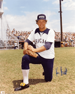 AUTOGRAPHED  photo KEN BRETT Chicago White Sox