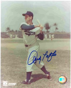 AUTOGRAPHED SIGNED photo ANDY PAFKO #1  Brooklyn Dodgers