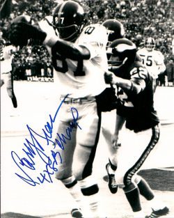 Autographed Larry Brown 8x10 photo Pittsburgh Steelers