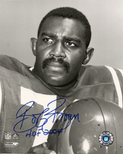 Autographed BOB BROWN 8x10 Photo - Philadelphia Eagles