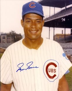 AUTOGRAPHED  BYRON BROWNE 8x10 Chicago Cubs photo
