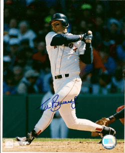 AUTOGRAPHED TOM BRUNANSKY Boston Red Sox photo