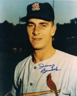 AUTOGRAPHED JERRY BUCHEK 8x10 St. Louis Cardinals photo