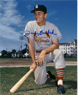 AUTOGRAPHED JERRY BUCHEK  St. Louis Cardinals 8X10 photo