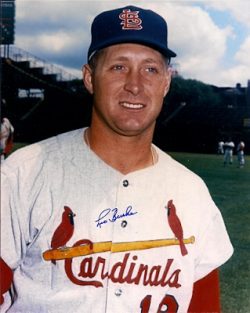 AUTOGRAPHED LEO BURKE St. Louis Cardinals photo