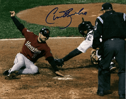 AUTOGRAPHED SIGNED photo CHRIS BURKE Houston Astros