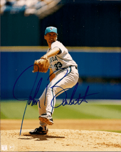 AUTOGRAPHED photo JOHN BURKETT  Florida Marlins