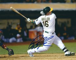 AUTOGRAPHED BILLY BUTLER 8X10 Oakland A's Photo