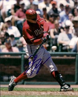 Autographed ERIC BYRNES Arizona Diamondbacks Photo