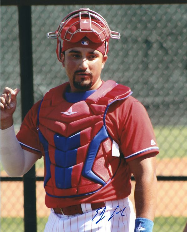 Autographed EDGAR CABRAL 8X10 Philadelphia Phillies Photo