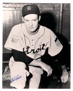 Autographed Bob Cain  8x10 Detroit Tigers Photo