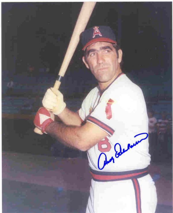 AUTOGRAPHED SIGNED photo ANDY ETCHEBARREN Angels