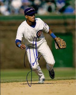 AUTOGRAPHED RONNY CEDENO Chicago Cubs Photo