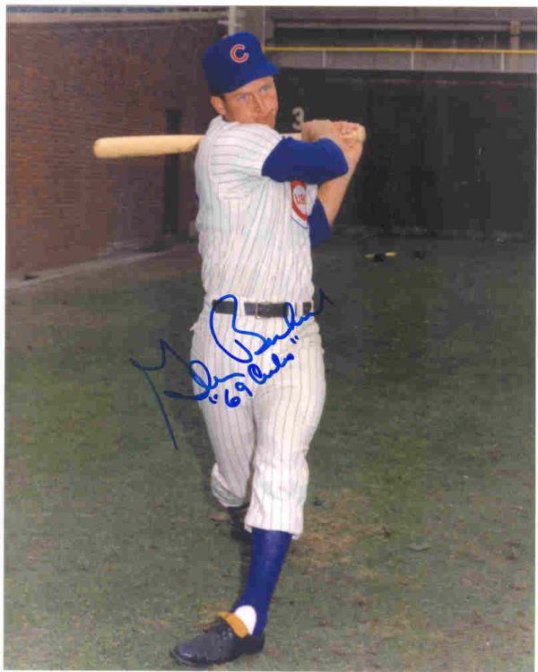 AUTOGRAPHED  GLENN BECKERT 8x10 Chicago Cubs photo