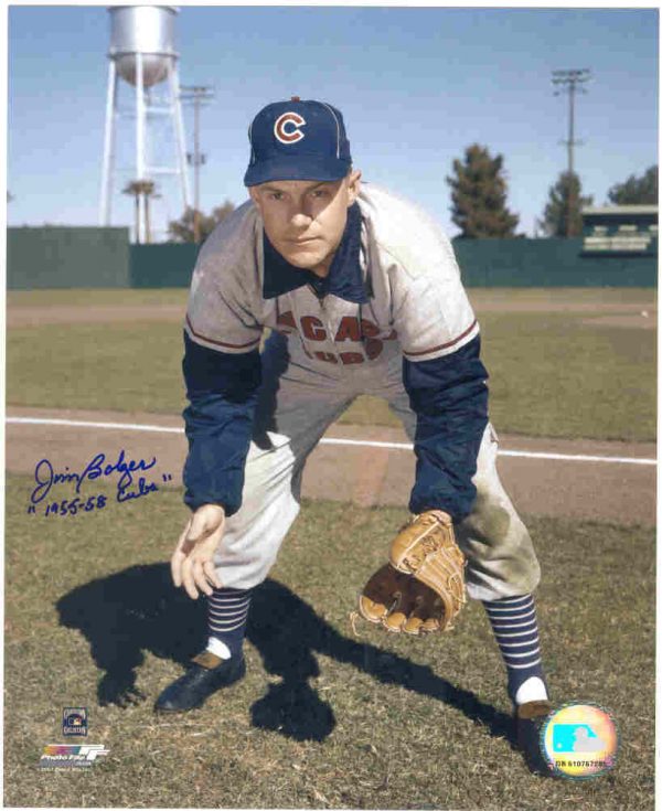 AUTOGRAPHED SIGNED photo JIM BOLGER Chicago Cubs