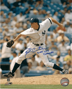 AUTOGRAPHED RANDY CHOATE 8x10 New York Yankees Photo