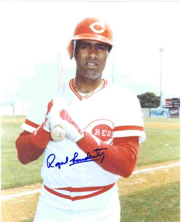 AUTOGRAPHED SIGNED photo RAFAEL LANDESTOY Cincinnati Reds