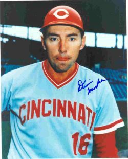 AUTOGRAPHED  DENIS MENKE 8X10 Cincinnati Reds Photo