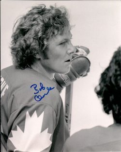 Autographed Bobby Clarke 8X10 photo - Philadelphia Flyers