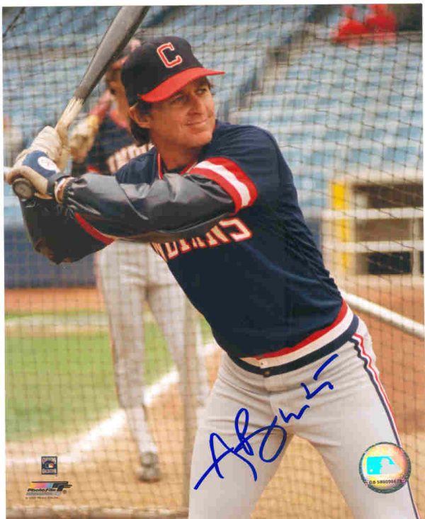 AUTOGRAPHED SIGNED photo ALAN BANNISTER Cleveland Indians