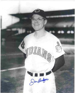 AUTOGRAPHED SIGNED photo JIM BOLGER Cleveland Indians