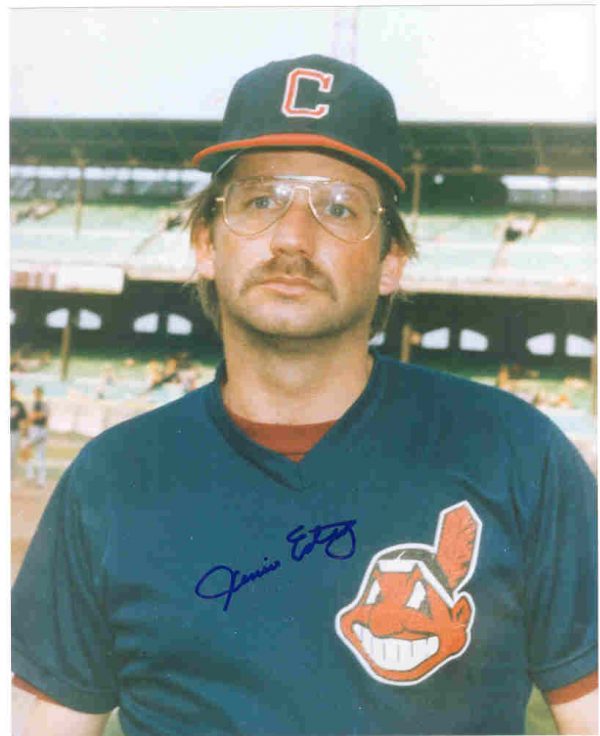 AUTOGRAPHED SIGNED photo JAMIE EASTERLY Cleveland Indians
