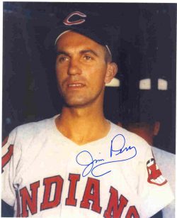 AUTOGRAPHED JIM PERRY 8x10 Cleveland Indians Photo