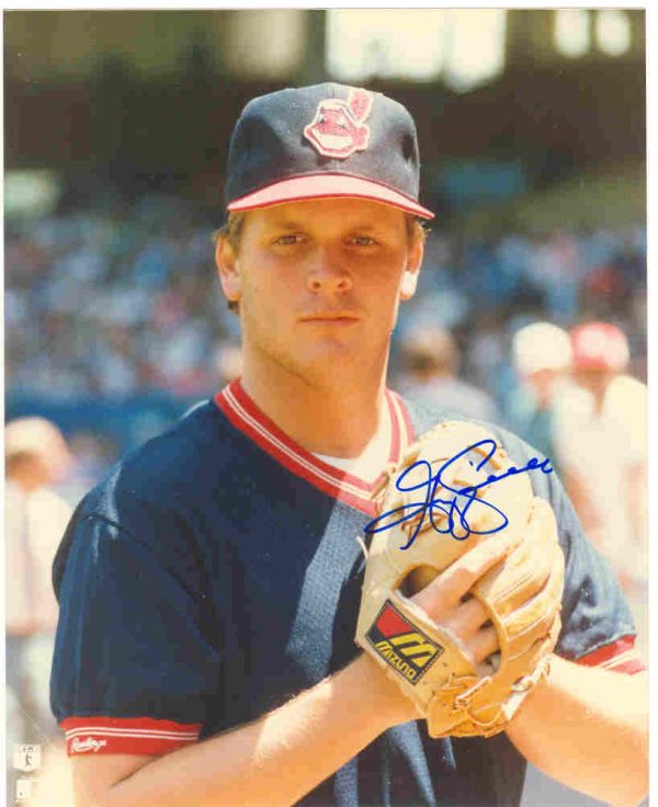 AUTOGRAPHED SIGNED photo GREG SWINDELL Cleveland Indians