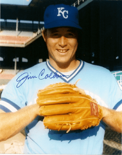 AUTOGRAPHED JIM COLBORN 8X10 Kansas City Royals Photo