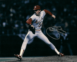 AUTOGRAPHED JOHN TUDOR St. Louis Cardinals photo