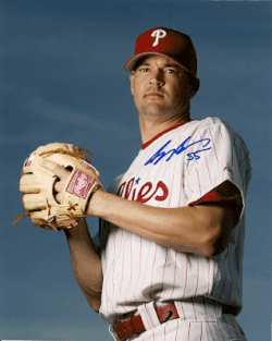 AUTOGRAPHED   CLAY CONDREY 8x10 Philadelphia Phillies Photo
