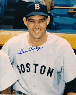 AUTOGRAPHED GENE CONLEY 8X10 Boston Red Sox photo