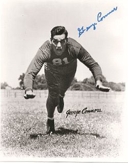 Autographed GEORGE CONNOR Photo - Chicago Bears