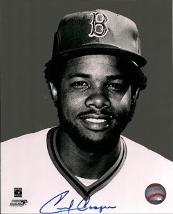 AUTOGRAPHED  Cecil Cooper 8X10  Boston Red Sox photo