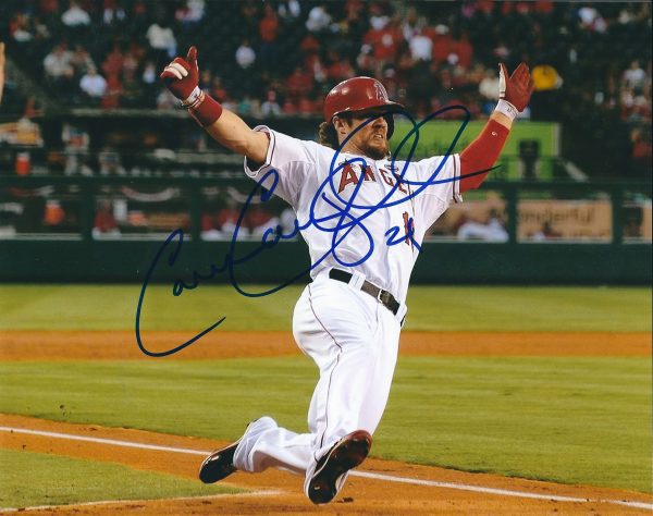 AUTOGRAPHED COLLIN COWGILL 8X10 Los Angeles Angels Photo