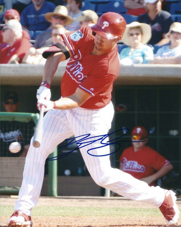 AUTOGRAPHED DYLAN COZENS 8X10 Philadelphia Phillies Photo