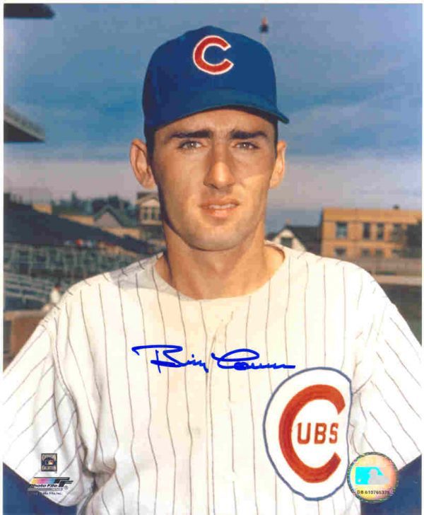 AUTOGRAPHED BILLY COWAN 8X10 Chicago Cubs Photo