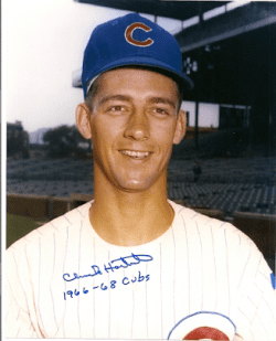 AUTOGRAPHED  CHUCK HARTENSTEIN 8x10 Chicago Cubs photo