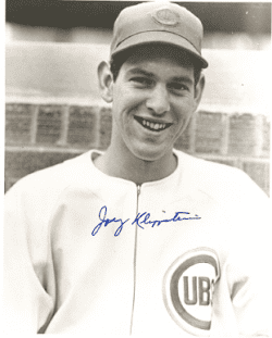 AUTOGRAPHED  JOHNNY KLIPPSTEIN - Chicago Cubs photo
