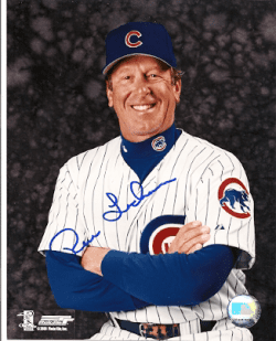 AUTOGRAPHED  RENE LACHEMANN - Chicago Cubs photo