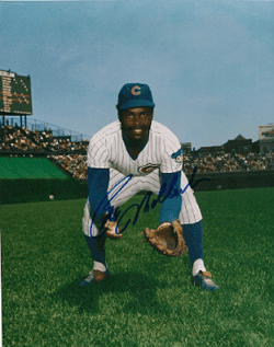 AUTOGRAPHED  BILL MADLOCK 8x10 Chicago Cubs photo
