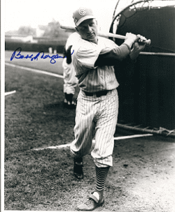 AUTOGRAPHED  BOBBY MORGAN - Chicago Cubs photo