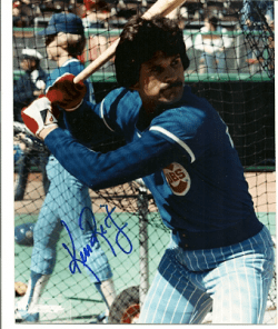 AUTOGRAPHED  KEN REITZ - Chicago Cubs photo