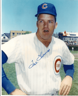 AUTOGRAPHED  LEE THOMAS - Chicago Cubs photo